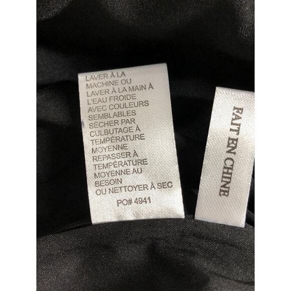 Amanda + Chelsea Skirt Wool Blend Brushed Colorblock Mini Camel Grey Black NWT S - Picture 7 of 9